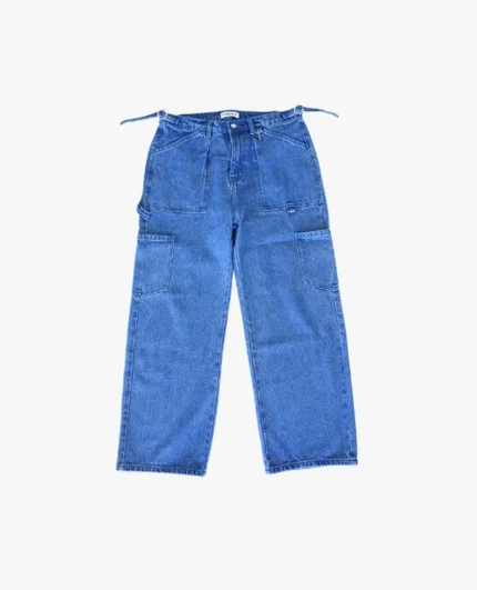 SWEATS COLLECTIVE DENIM UTILITY PANT – BLUE